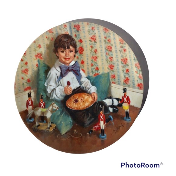 VINTAGE COLLECTOR PLATE "LITTLE JACK HORNER from "RECO" by JOHN MC CLELLAND - Picture 1 of 4